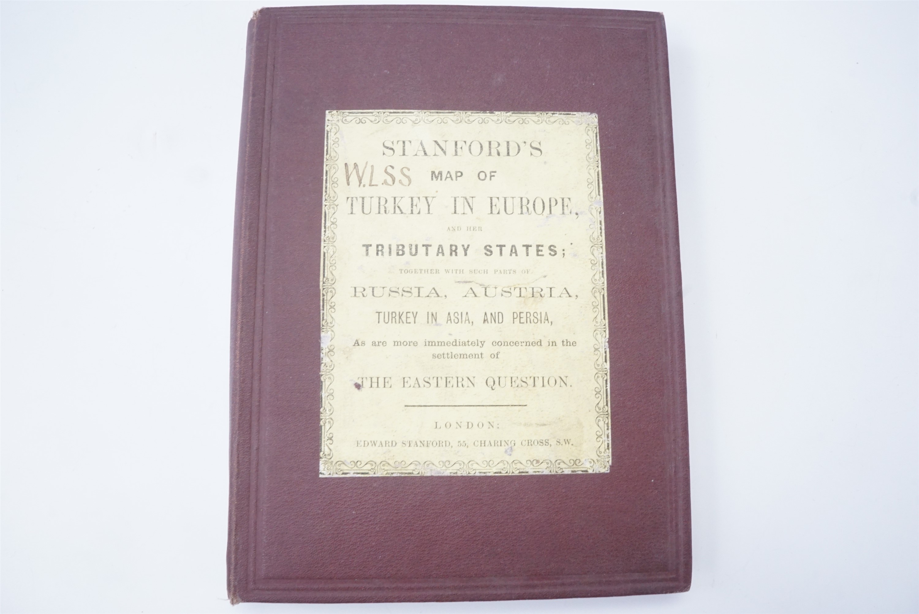 Stanford's Map of Turkey in Europe, and Her Tributary States; together with such parts of Russia,