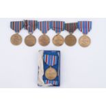 Seven US American Campaign Medals