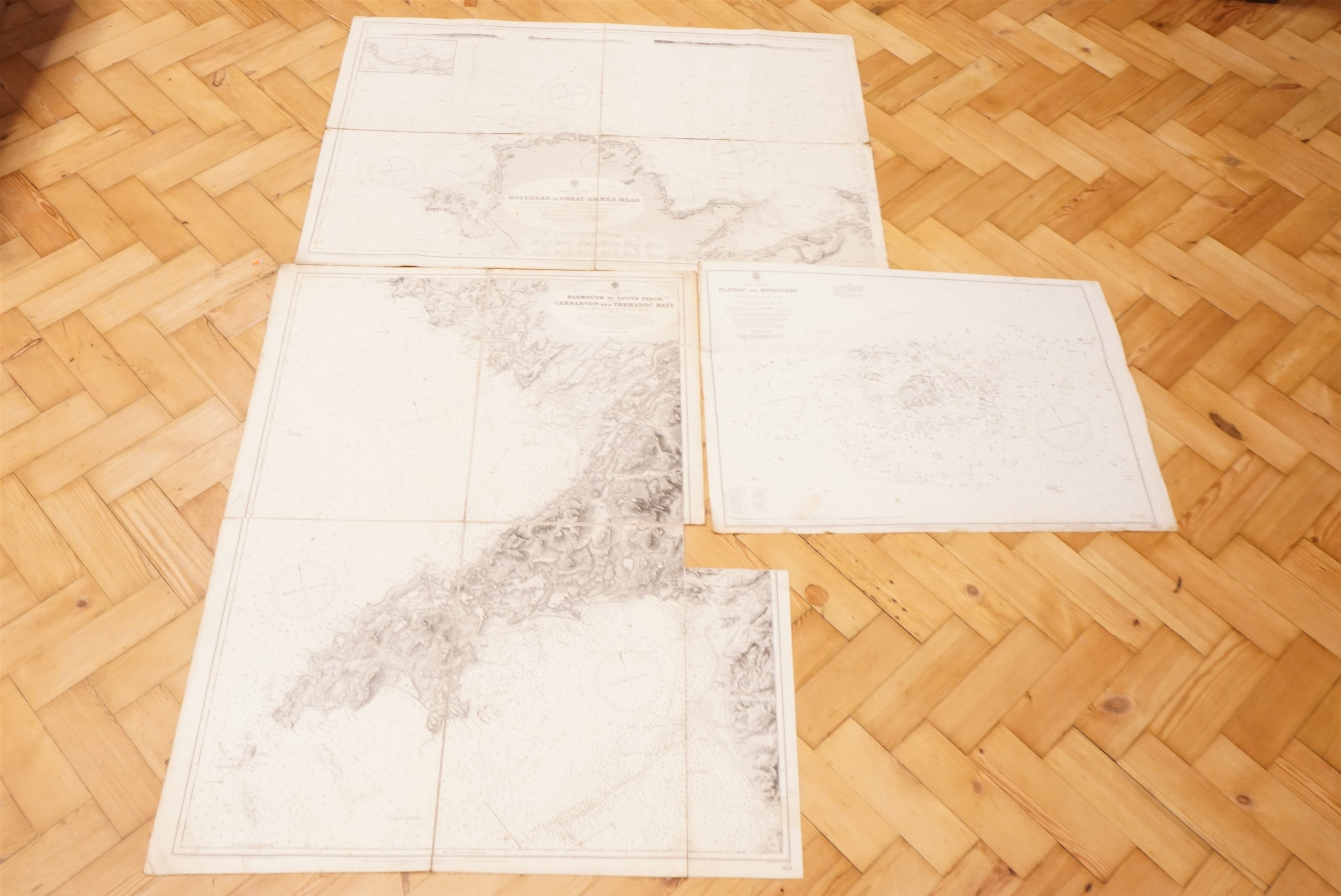 A quantity of Hydrographic Office and similar marine maps / charts, largely covering Scottish and - Image 5 of 16