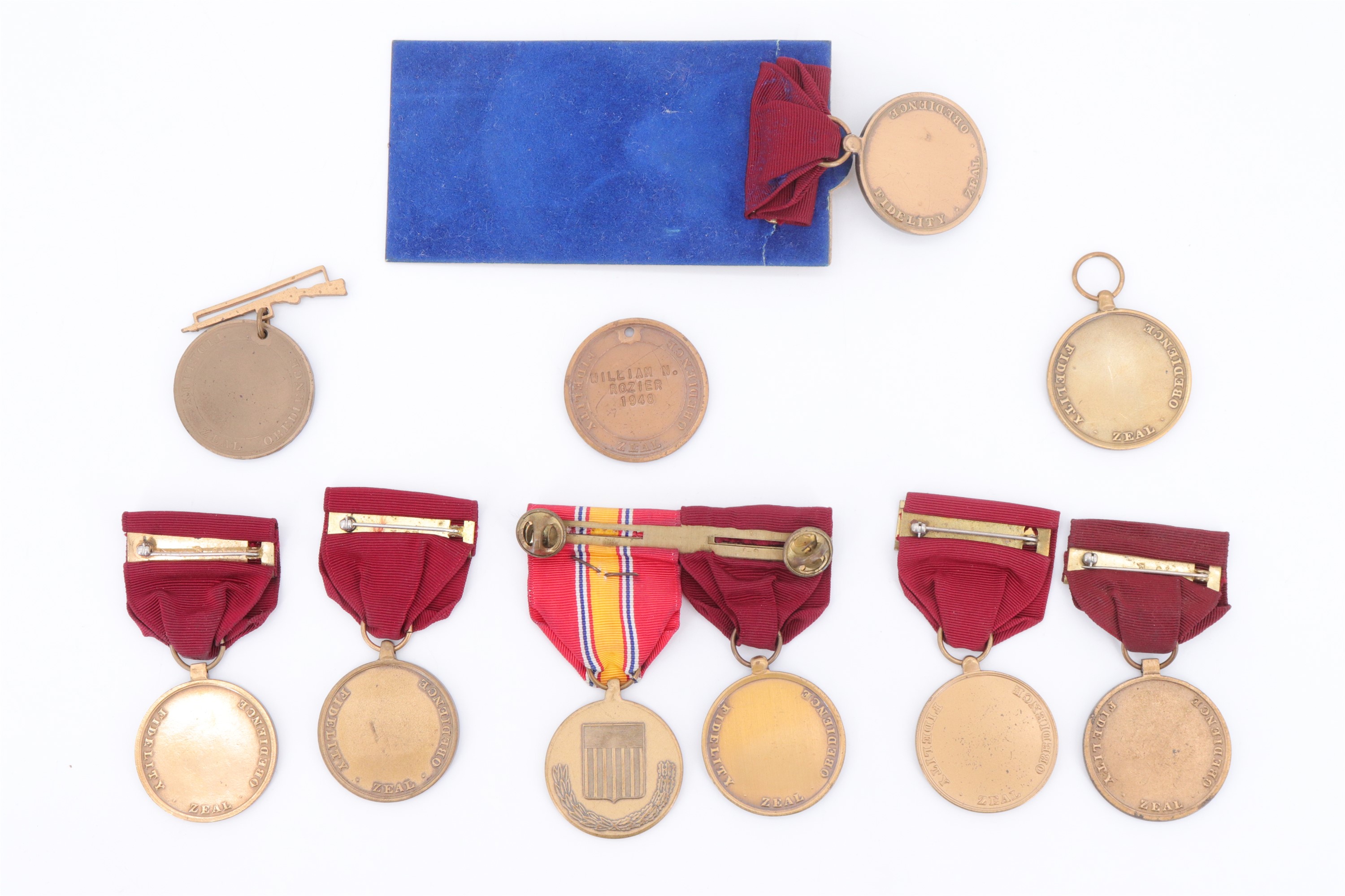 Seven US navy Good Conduct medals together with two Marine Corps examples - Image 2 of 2