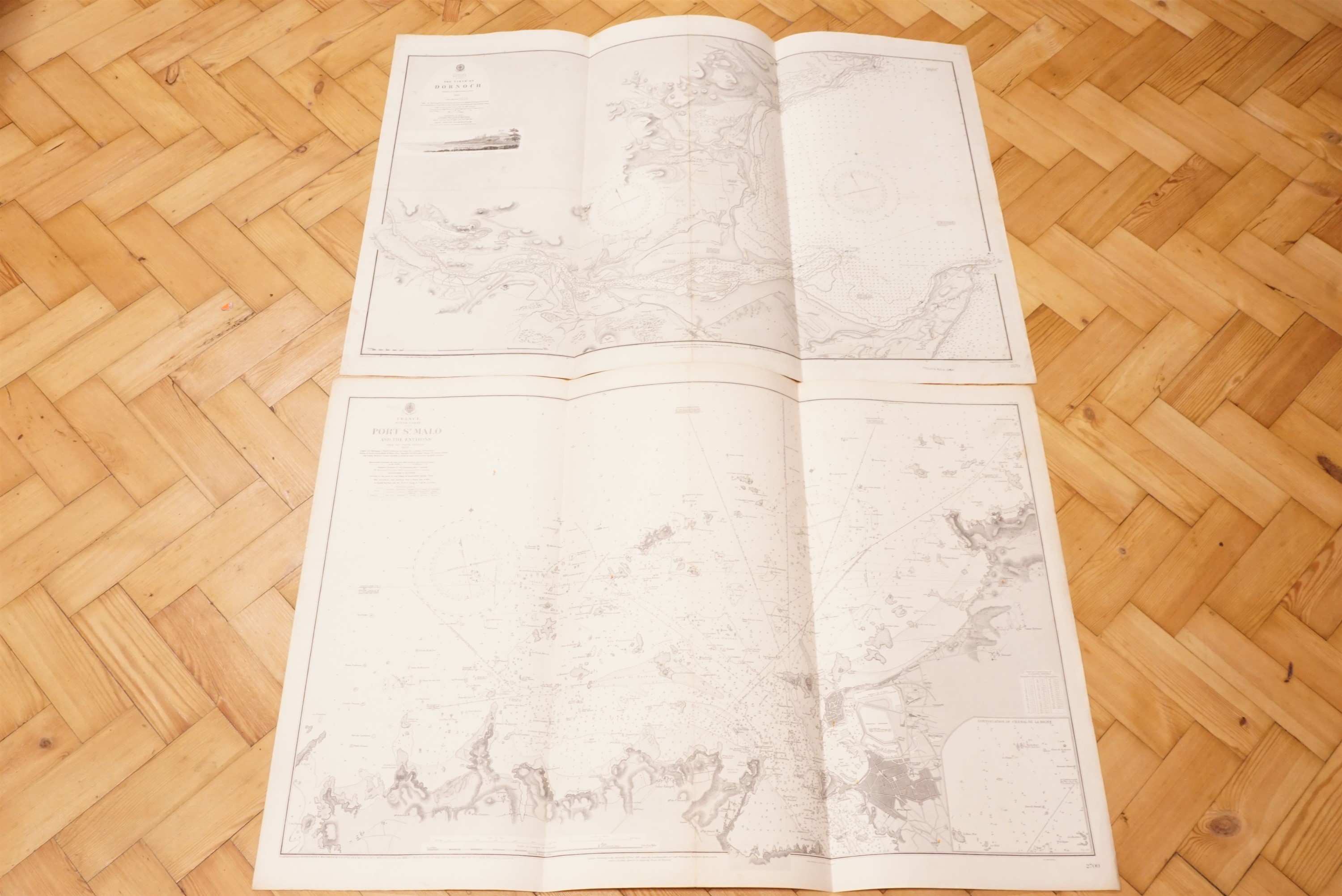 A quantity of Hydrographic Office and similar marine maps / charts, largely covering Scottish and - Image 6 of 16