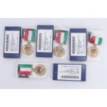 Four US Liberation of Kuwait Medals, boxed, unissued
