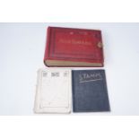 A late 19th Century "The Lincoln" stamp album containing two 1d Penny black and other GB and world
