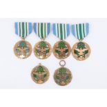 Six US Joint Services Commendation Medals