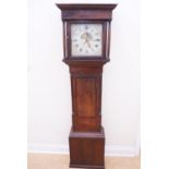 A George III 30-hour Shropshire cottage long case clock of diminutive stature, by Humphrey Jones