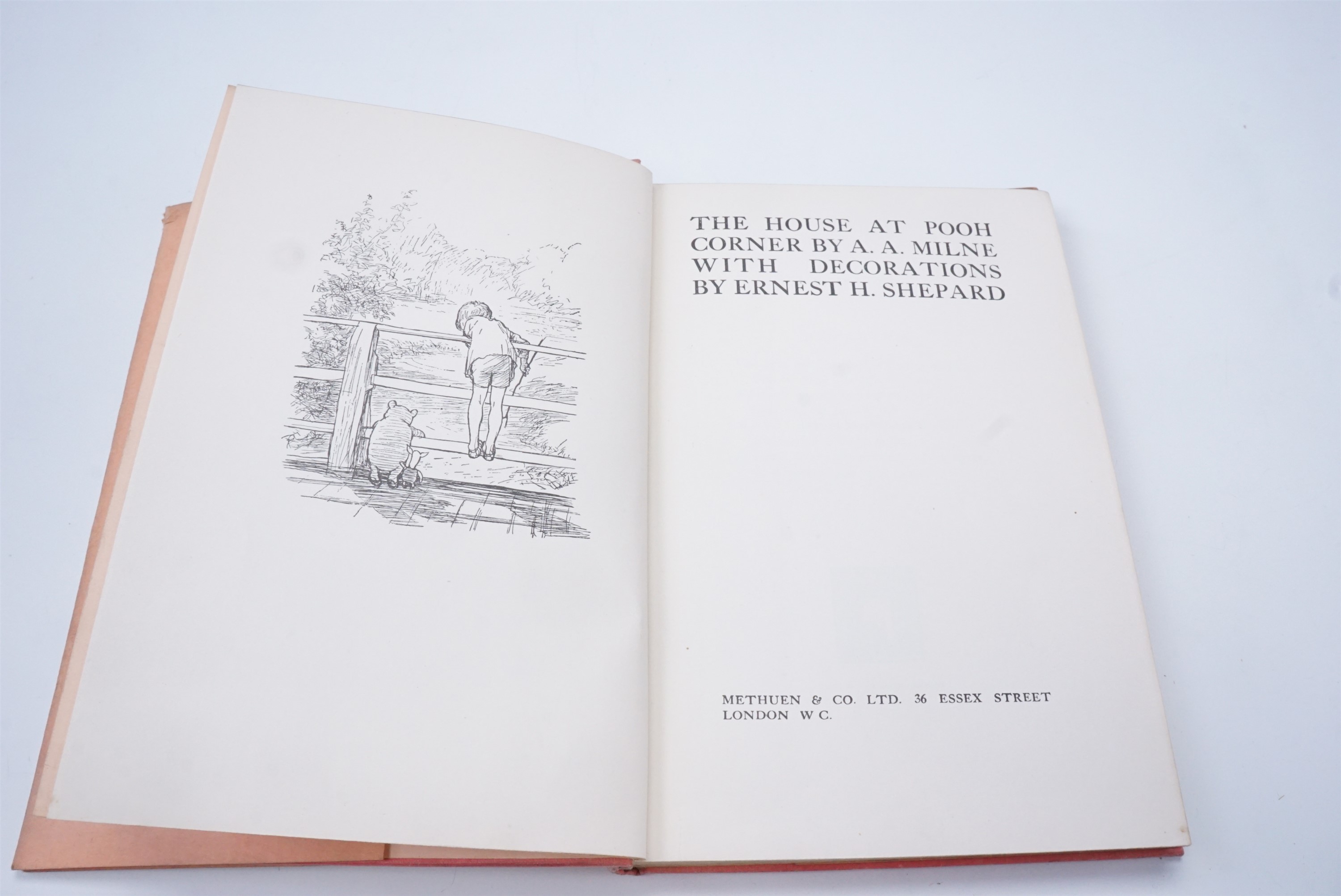 A A Milne, "The House at Pooh Corner", Methuen, 1928, first edition in dust wrapper, gilt - Image 3 of 3
