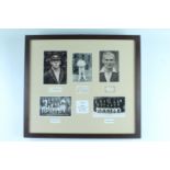 [ Cricket ] Yorkshire C.C.C. Legends framed display, comprising 1922 and 1936 county team