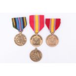 US National Defense and Armed Forces Expeditionary Medals, (4)