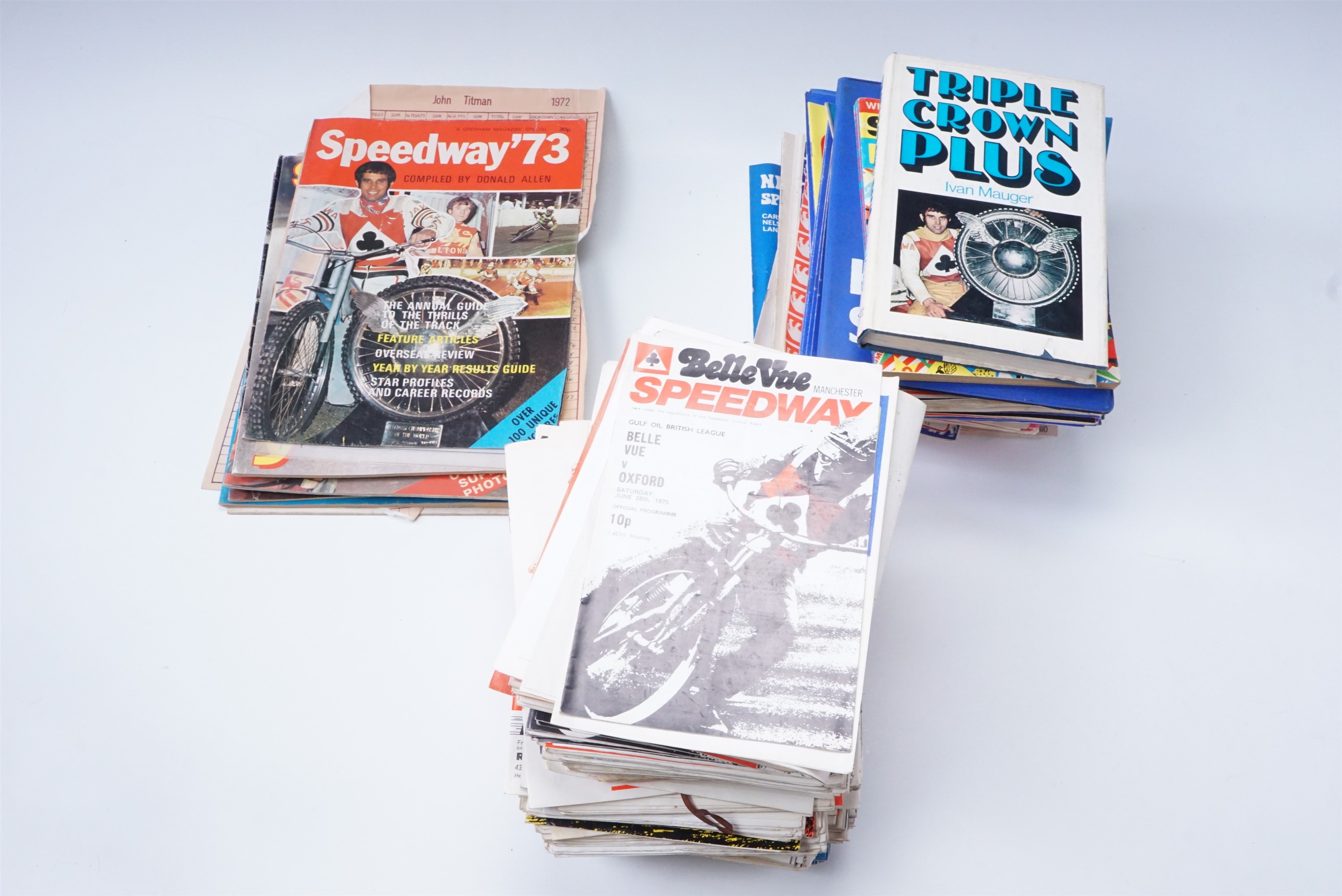 A large quantity of Speedway programmes, including Belle Vue Manchester, Halifax, Rochdale etc, - Image 4 of 4