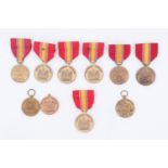 Ten US National Defense Medals