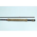 A Hardy graphite deluxe fly fishing rod, 10', two sections