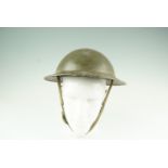 A 1939 British army steel helmet