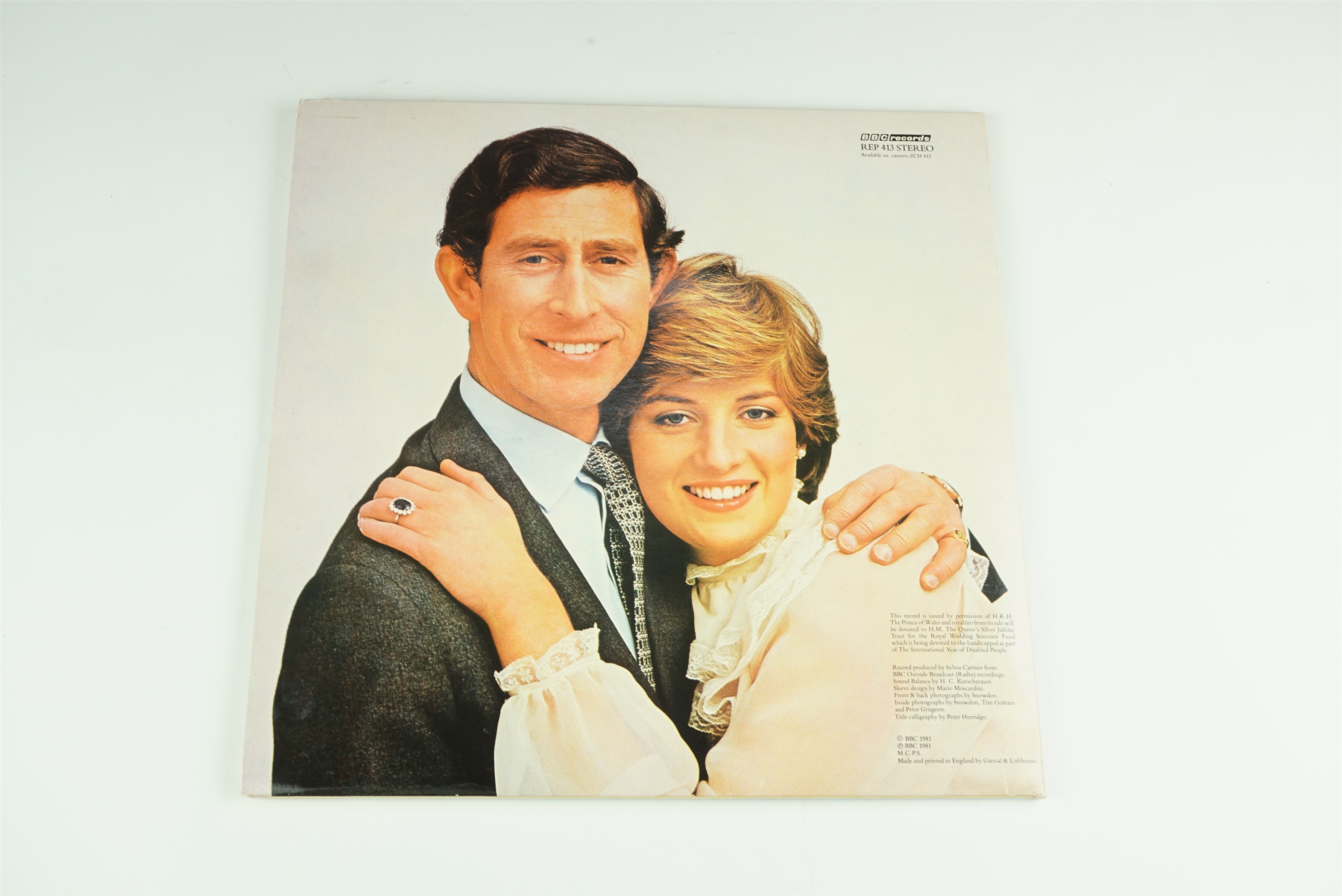 A BBC vinyl record recording of "The Royal Wedding of HRH The Prince of Wales and Lady Diana Spencer - Image 3 of 3