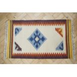 A Moroccan kilim rug, 110 x 64 cm