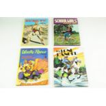 A quantity of vintage childrens' annuals including the Broons, Tiger etc, circa 1970s