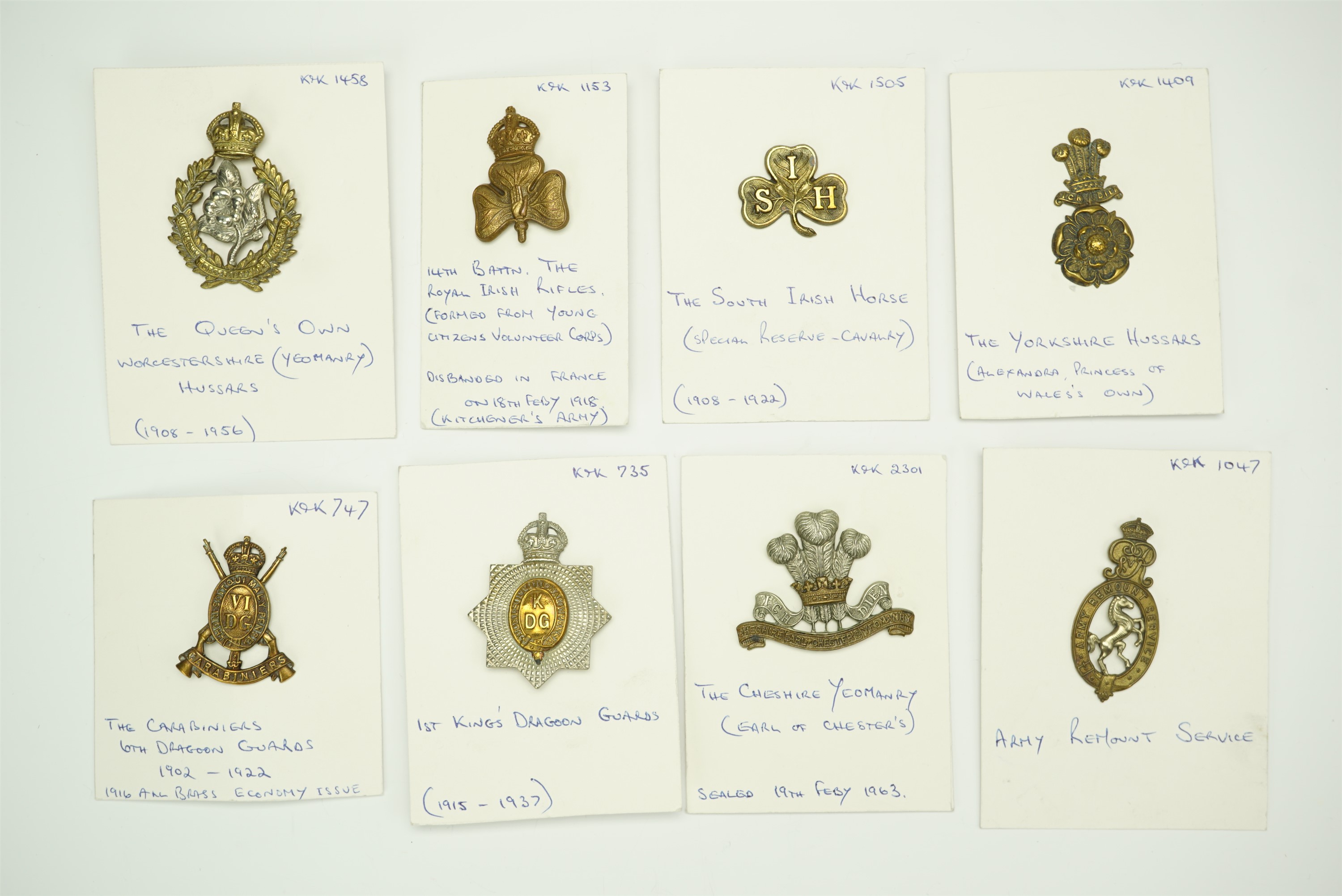 A group of cavalry and yeomanry cap badges - Image 2 of 2