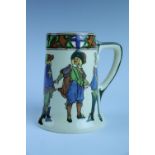 A Royal Doulton "Musketeers" tankard, 14 cm