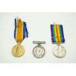 British War and Victory Medals to 31563 Pte F Fletcher, Wiltshire Regiment, together with a