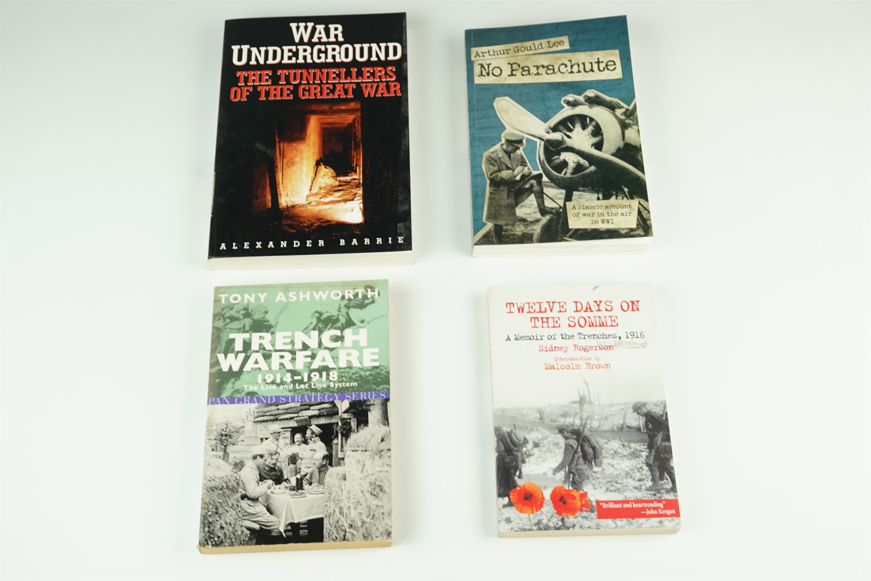A group of paperback Great War histories and memoirs