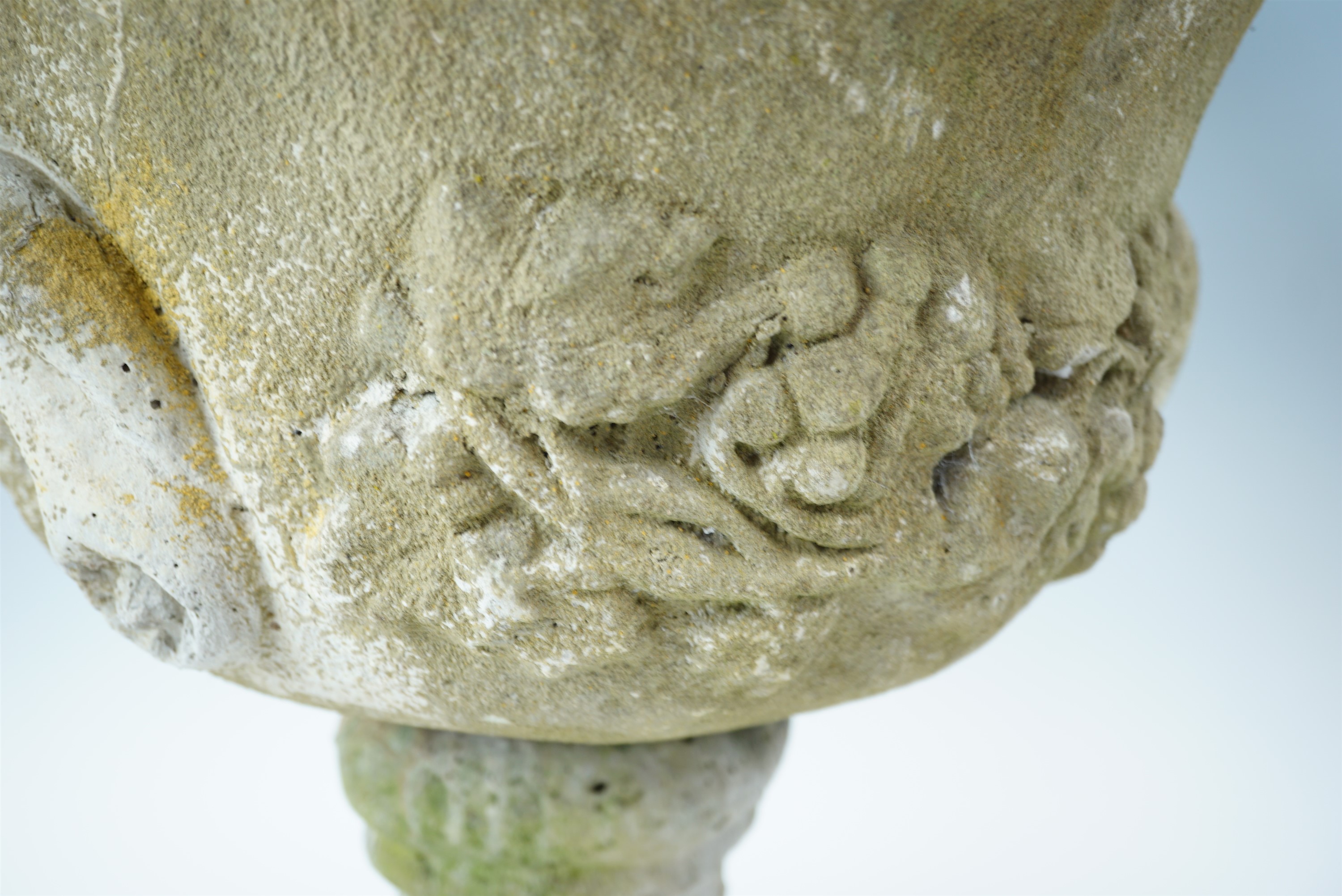 A pre-cast garden urn, 43 x 41 cm - Image 2 of 2