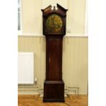 A late 18th Century long case clock by Whitehurst of Derby, having a 30 hour movement with