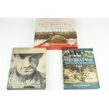 A group of books on the Great War including Alan Weeks, "Tea, Rum & Fags, sustaining Tommy, 1914-