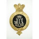 A Victorian Argyll and Sutherland Highlanders officer's glengarry badge