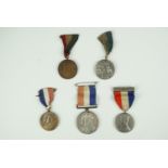 1918 Armistice and royal commemorative medallions