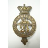 A 2nd 24th Regiment of Foot other rank's glengarry badge [A company of the 2nd 24th of Foot famously