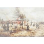David Cartwright "The Chosen Men", a print of the 95th Rifles at Waterloo 1815, limited edition,
