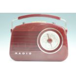 A Cooper's retro-styled radio, 30 x 27 x 8 cm