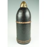 An inert relic Great War German 145 mm gas shell