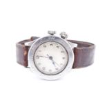 A Second World War RAF Navigator's Mk VIIA wristwatch by Movado, having a 15 jewel movement, white