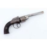 An early 19th Century English transitional revolver