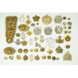 Sundry cap badges etc