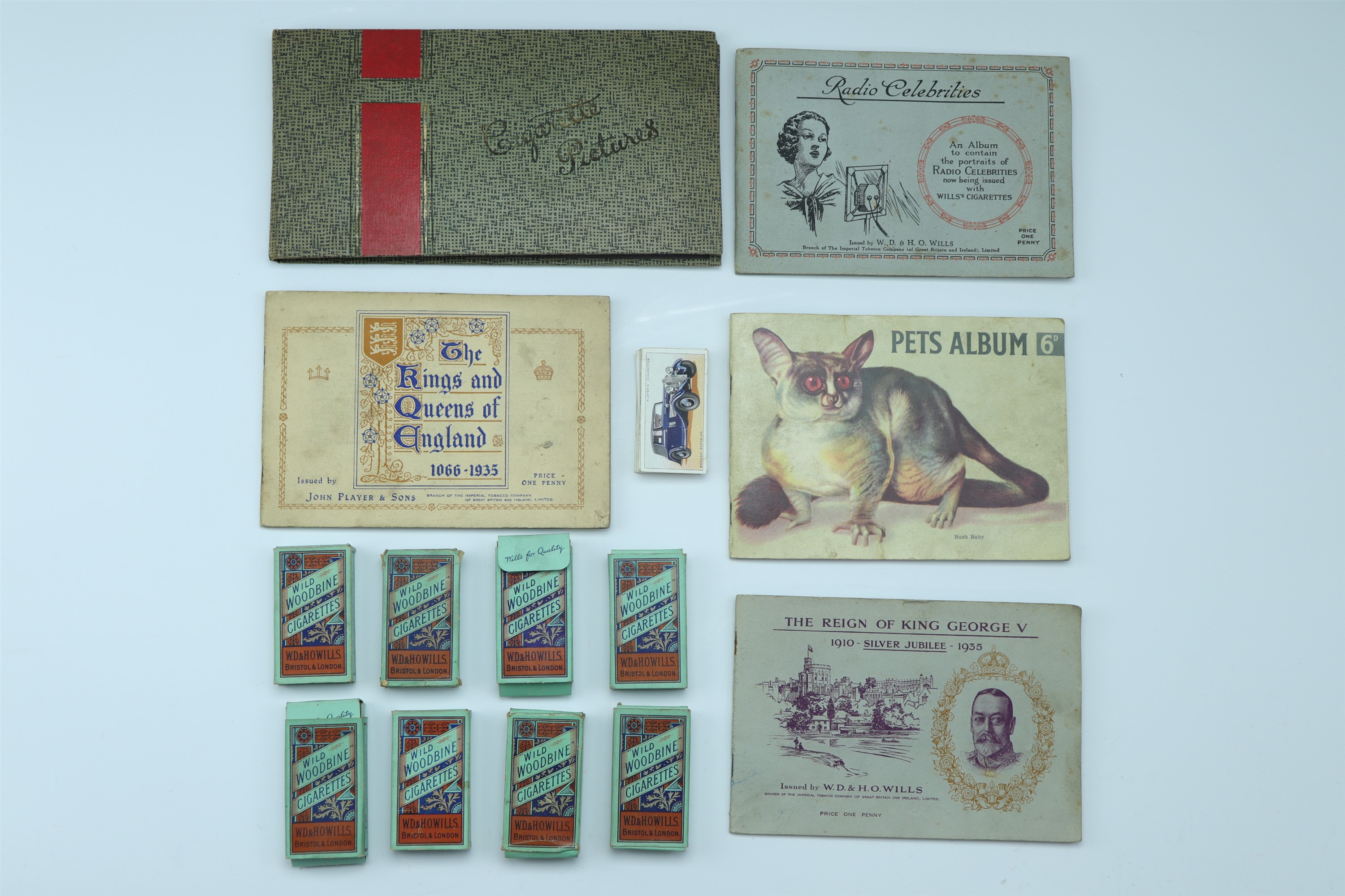 Various cigarette card albums including British fresh water fishes, wild flowers and a quantity of - Image 2 of 2