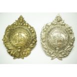 1st Dumbartonshire Rifle Volunteers glengarry badges