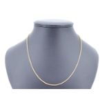 A 9 ct yellow metal neck chain, 46 cm, 5.5 g