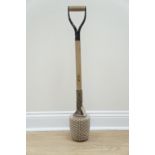 A 1987 British army artillery cleaning brush, 94 cm