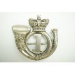 A Victorian 1st Lanarkshire Rifle Volunteers cap badge, 44 mm x 44 mm