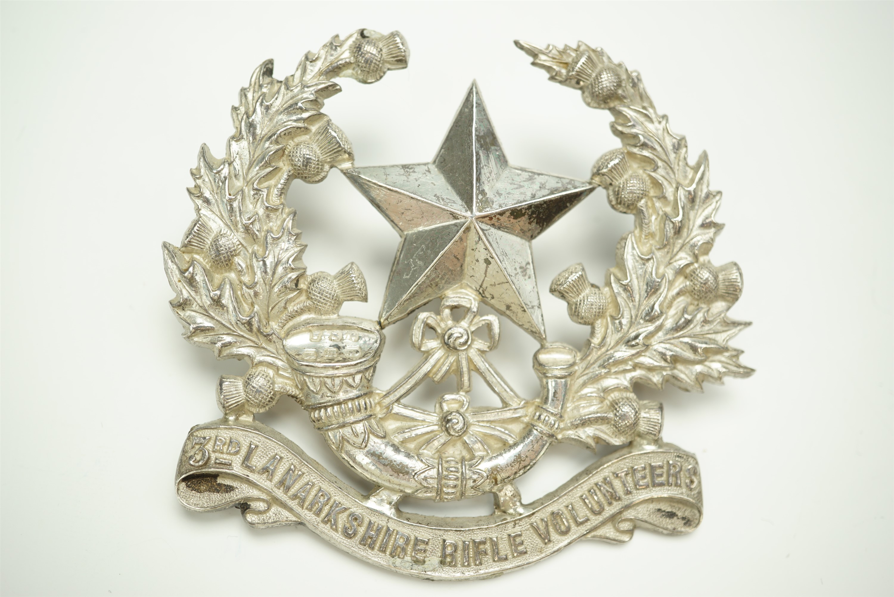 A 3rd Lanarkshire Rifle Volunteers glengarry badge