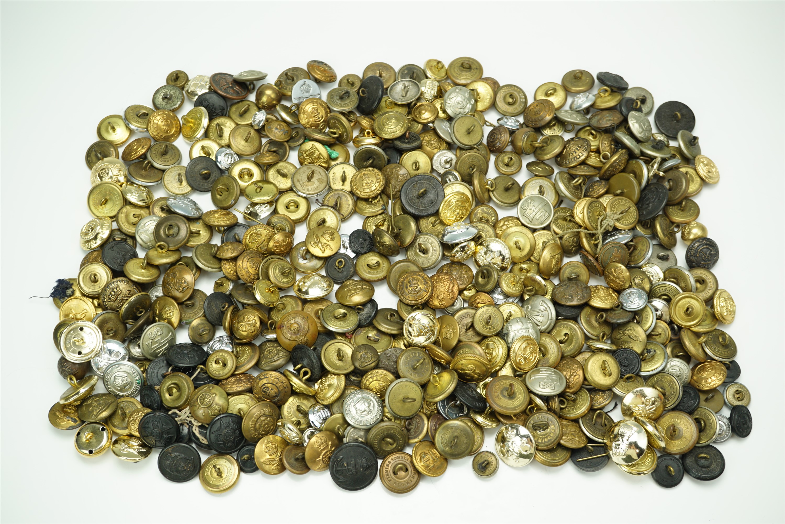 A large quantity of Victorian and later, military and other buttons