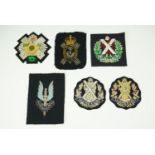 SAS and Scottish regimental blazer badges