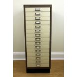 Bisley office steel stationery drawers, 46 cm x 35 cm x 94 cm