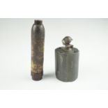 An inert Second World War German rifle grenade together with a replica Nipolit grenade incorporating