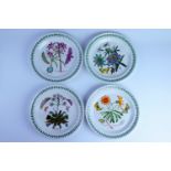 Six Portmeirion "The Botanic Garden" pattern dinner plates, 26 cm