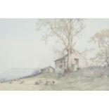 Edward Jeffrey (1898-1978) "Richardson's Fieldhouse [Ravenstonedale]", watercolour and graphite,