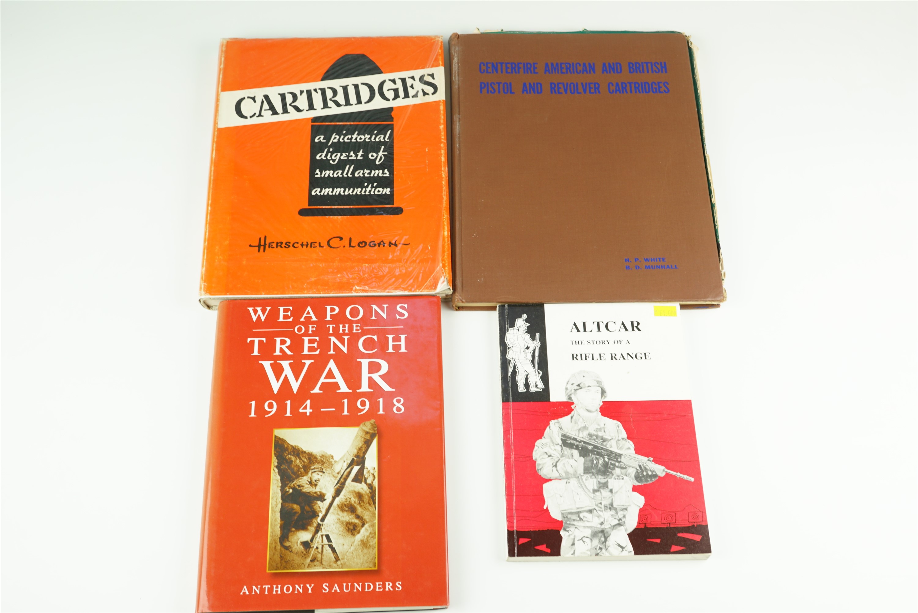 A group of books on small arms ammunition, cartridge collecting, marksmanship and weapons
