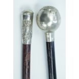 George V - VI Argyle and Sutherland Highlanders and Queen's Own Cameron Highlanders swagger sticks