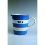 A T G Green "Cornish Kitchen Ware" quart milk jug, 15 cm